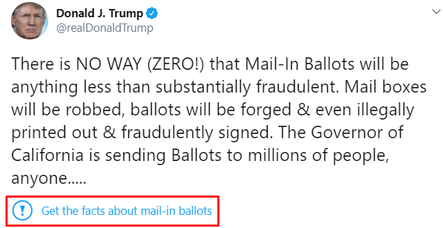 C'est le label qui a déclenché le conflit entre Trump et Twitter qui pourrait bénéficier aux DApps.