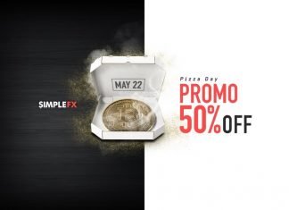 SimpleFX : Promotion de la journée de la pizza Bitcoin